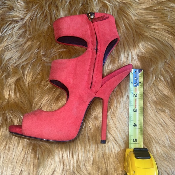 Giuseppe Zanotti Women Sandals Red Leather EU 37 - Picture 12 of 13